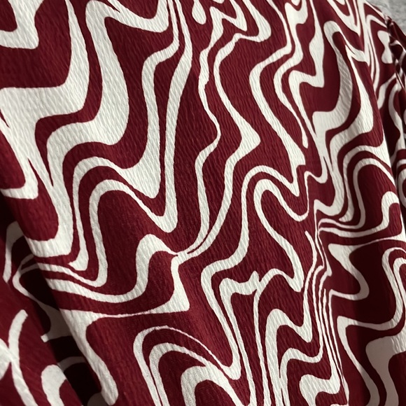 Ava & Viv - (NWT) Balloon Sleeve Belted Midi Dress - Picture 8 of 14